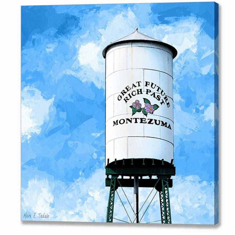 Montezuma Water Tower – Georgia Canvas Print