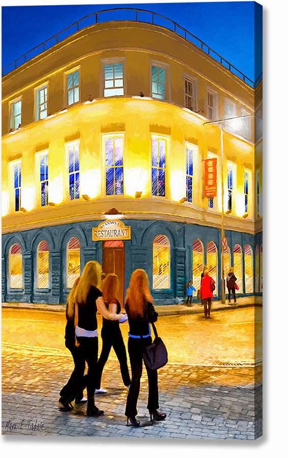 Night Out – Galway Ireland Canvas Print