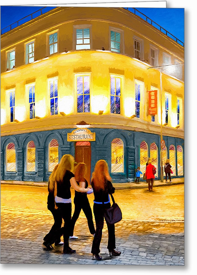 Night Out – Galway Ireland Greeting Card