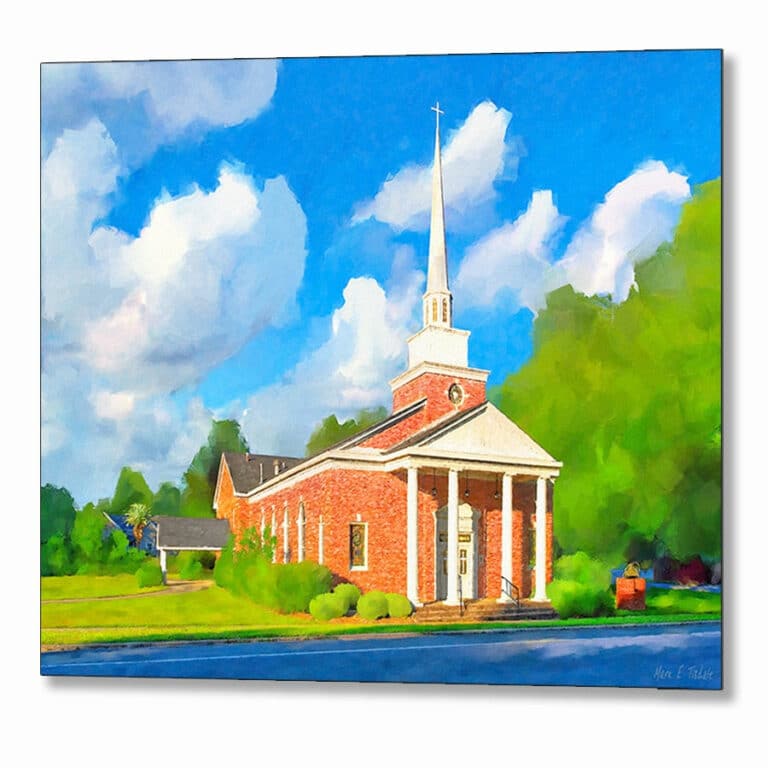 Oglethorpe Baptist Church – Macon County Georgia Metal Print