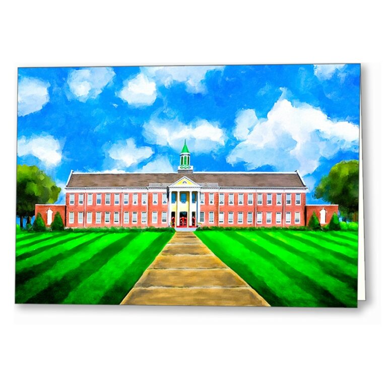 Andalusia High School – Old Main Greeting Card