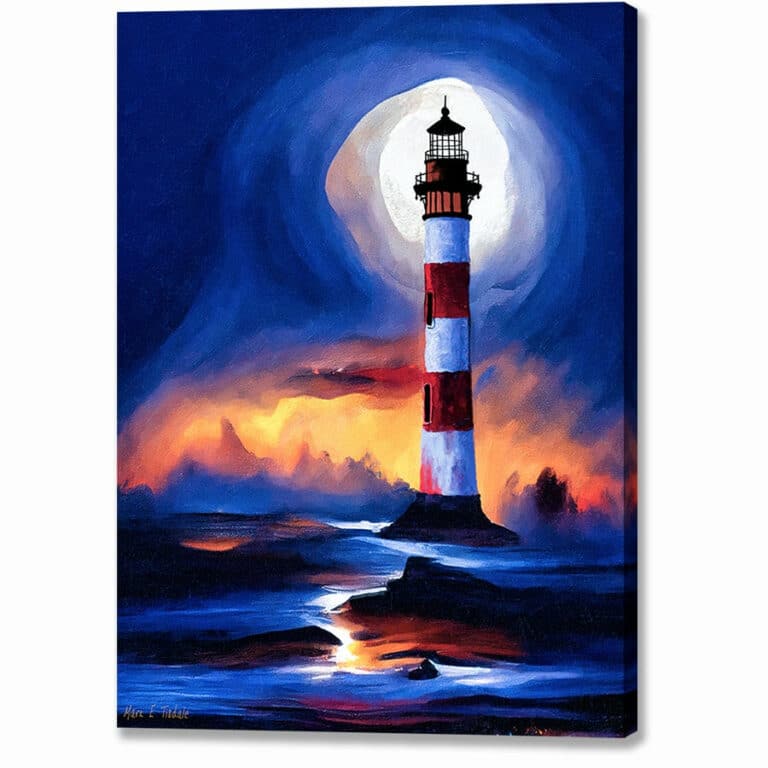 Old Sentinel – Morris Island Lighthouse Canvas Print