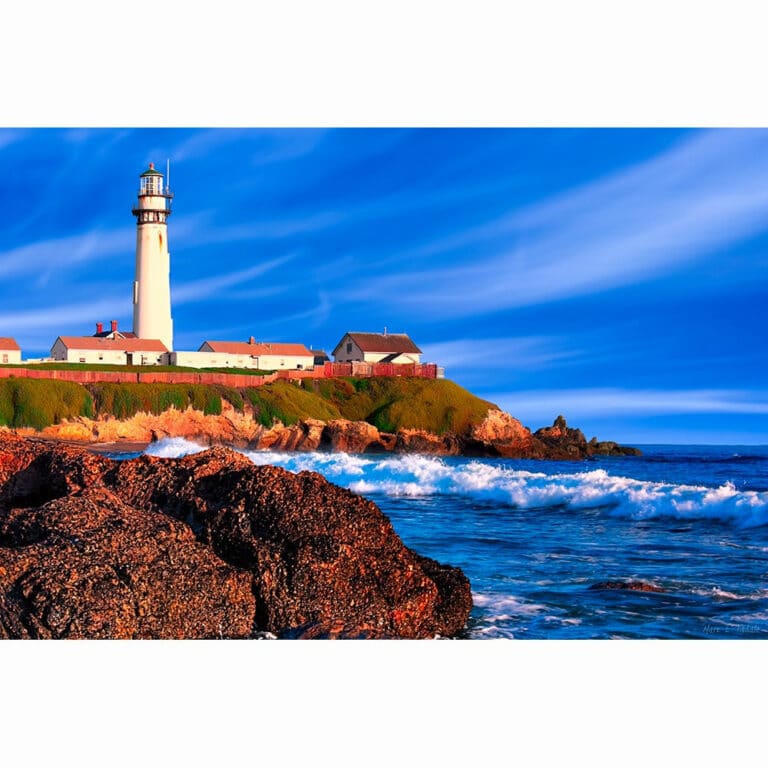 Pigeon Point Lighthouse – California Coast Art Print
