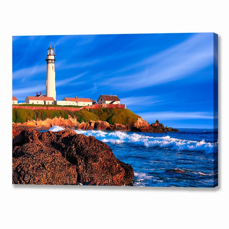 Pigeon Point Lighthouse – California Coast Canvas Print