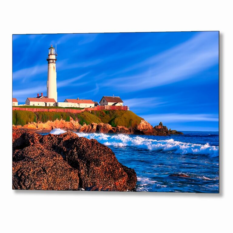 Pigeon Point Lighthouse – California Coast Metal Print