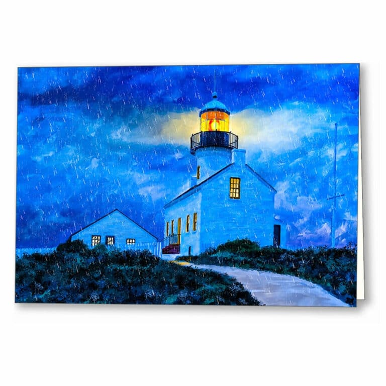 Point Loma Lighthouse – San Diego Greeting Card