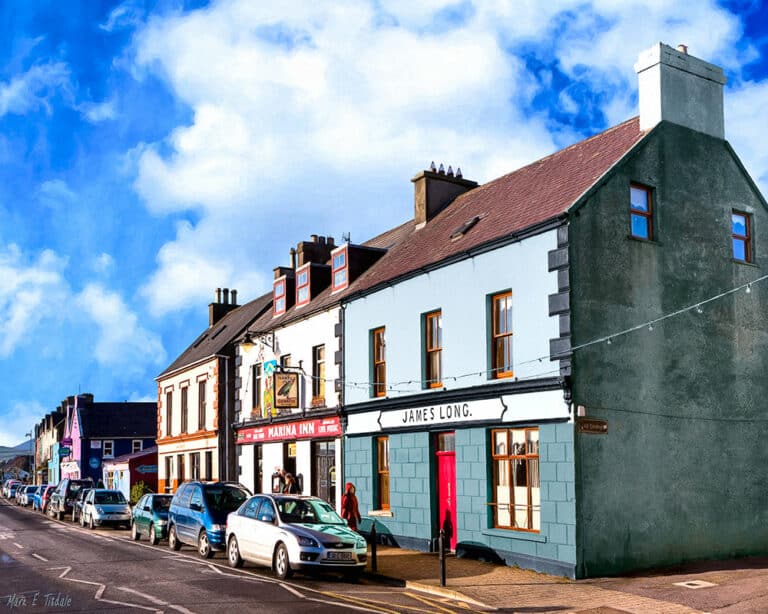 Quaint Irish Village – Dingle Ireland Art Print