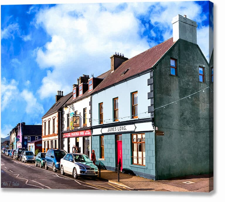 Quaint Irish Village – Dingle Ireland Canvas Print