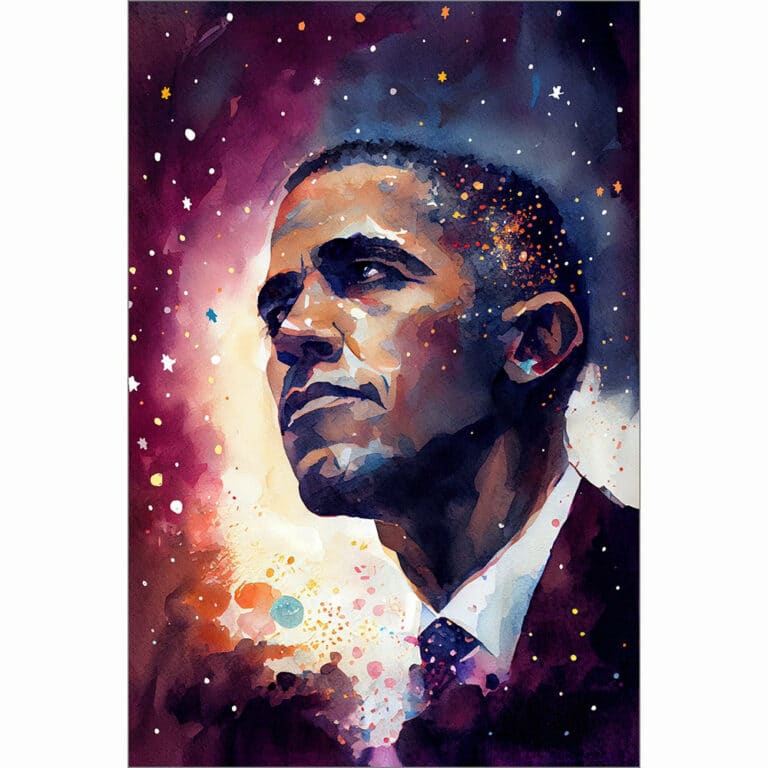 Rise Up – President Obama Art Print