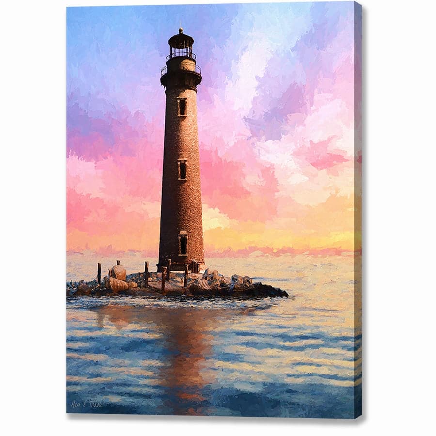 Lighthouse Canvas, Framed, Metal, or Acrylic Free Shipping Free 8x8 Canvas  With Any Purchase see Personalization Field 