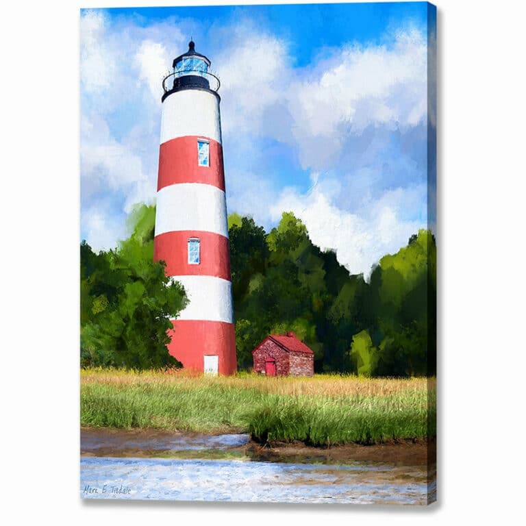 Sapelo Island Lighthouse – Georgia Coast Canvas Print