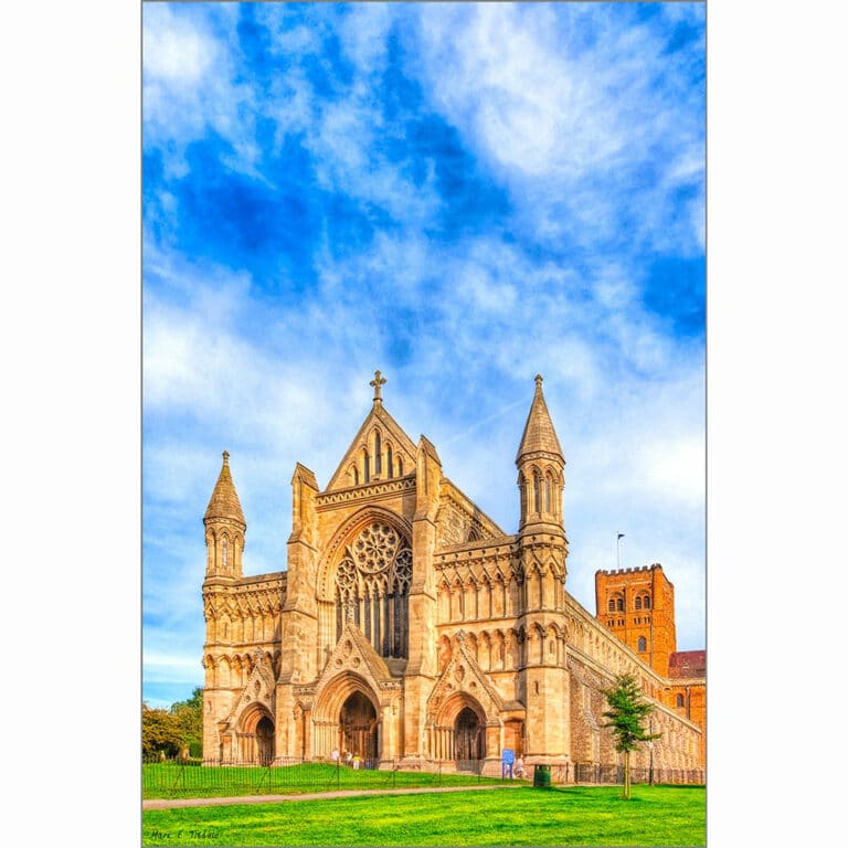 St Albans Abbey – Historic Cathedral Art Print