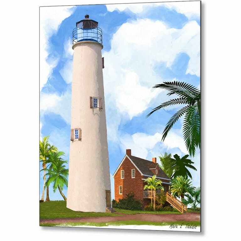 St. George Island Lighthouse – Florida Metal Print