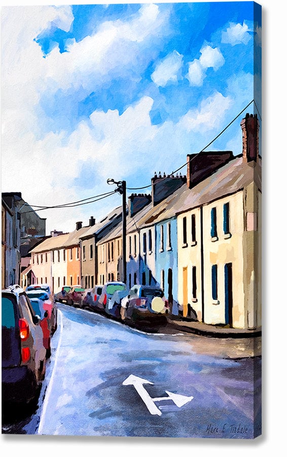 Streets of Galway – Sunny Ireland Canvas Print