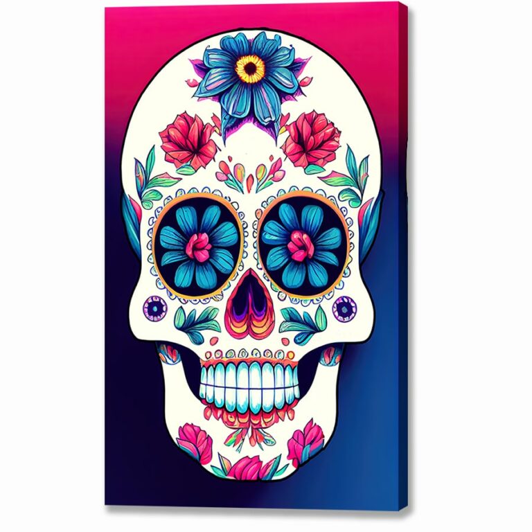 Sugar Skull – Day of the Dead Canvas Print