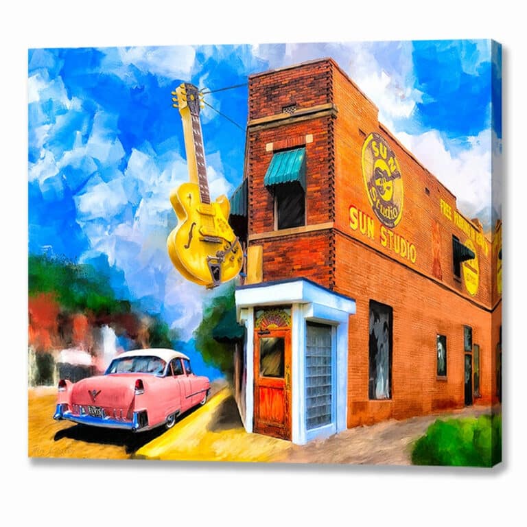 Sun Studio – Memphis Landmark Canvas Print