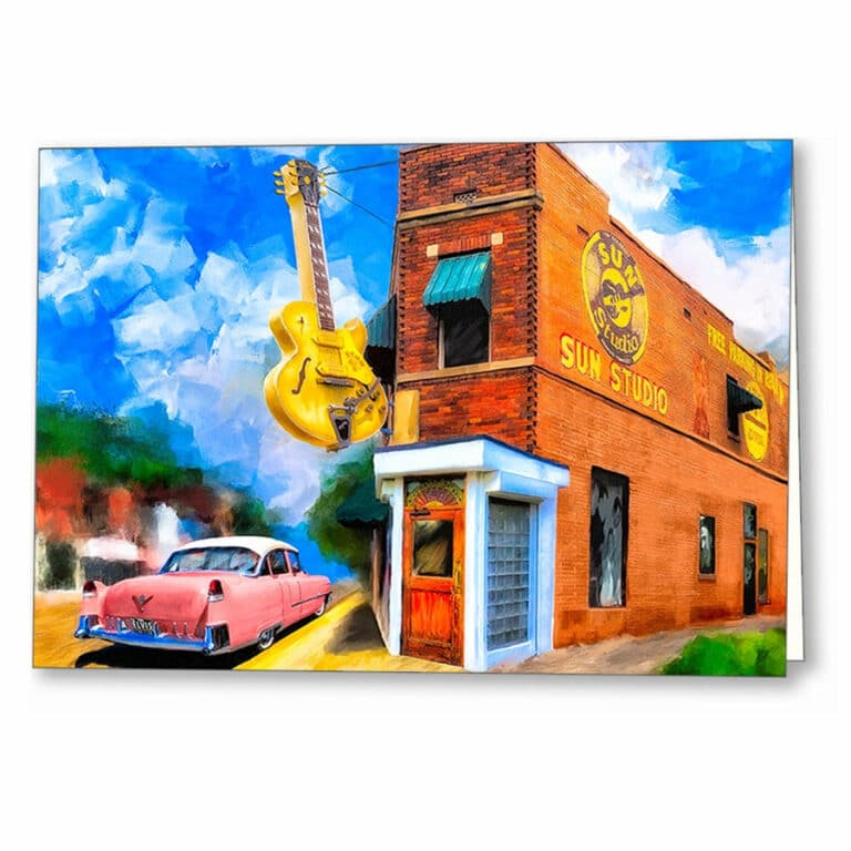 Sun Studio – Memphis Landmark Greeting Card