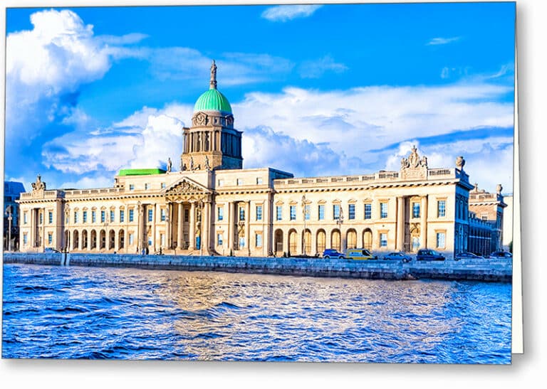 Georgian Dublin – Custom House Greeting Card