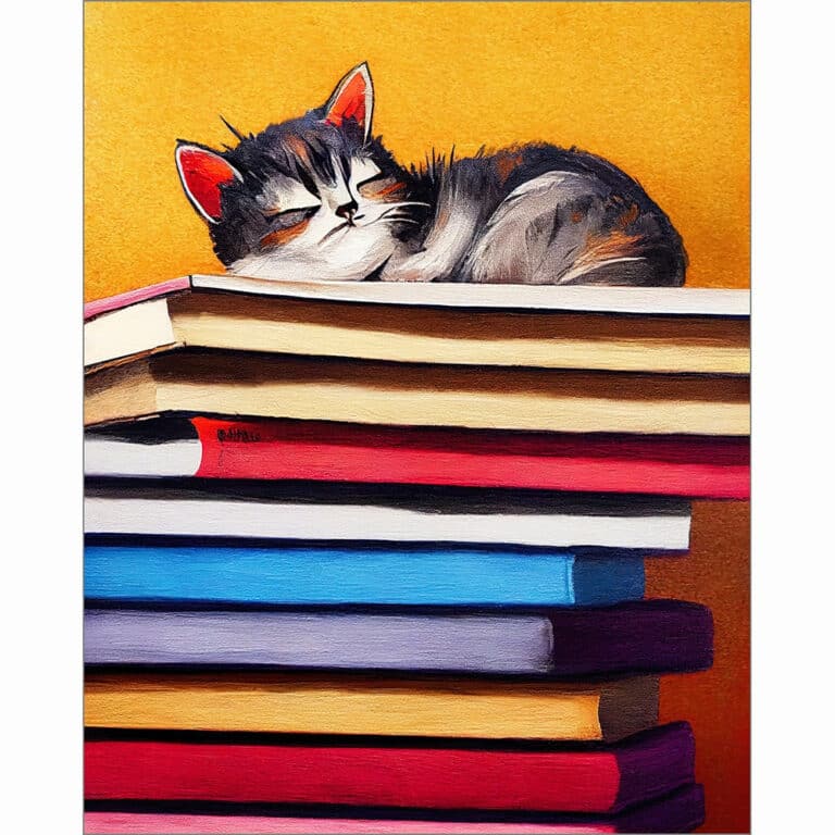 The Simple Things – Cat Art Print