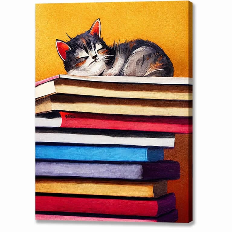 The Simple Things – Cat Canvas Print