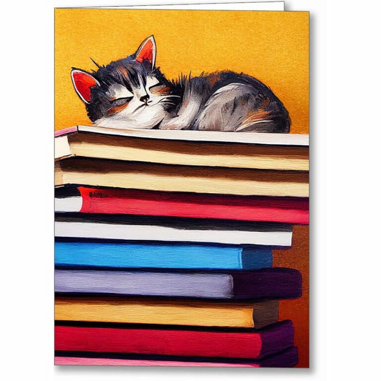 The Simple Things – Cat Greeting Card