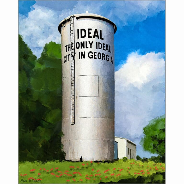 The Water Tower – Ideal Georgia Art Print
