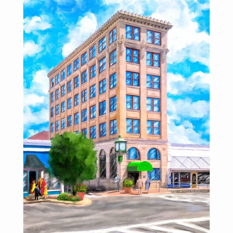 Timmerman Building – Andalusia First National Bank Art Print