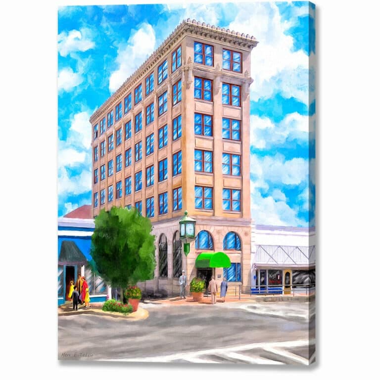 Timmerman Building – Andalusia First National Bank Canvas Print