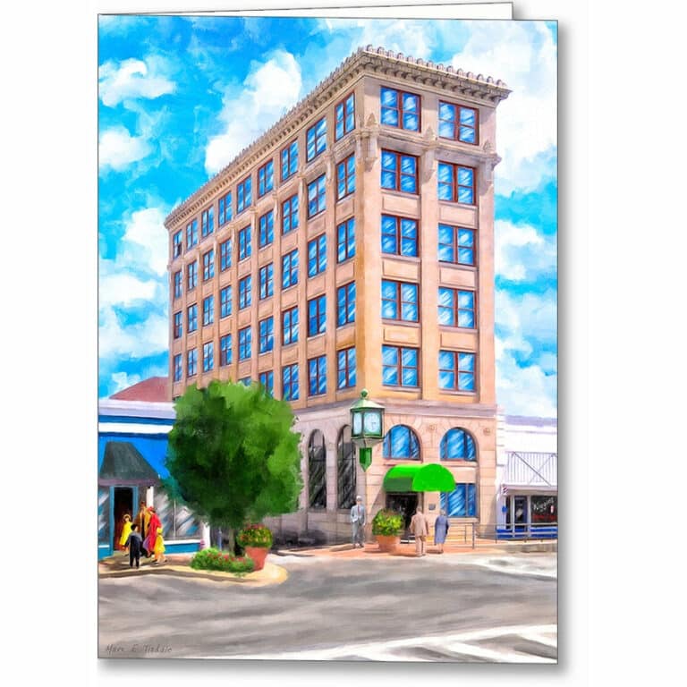 Timmerman Building – Andalusia First National Bank Greeting Card
