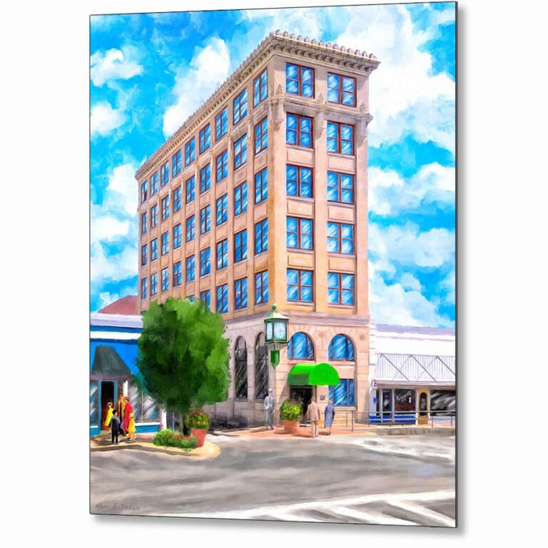 Timmerman Building – Andalusia First National Bank Metal Print