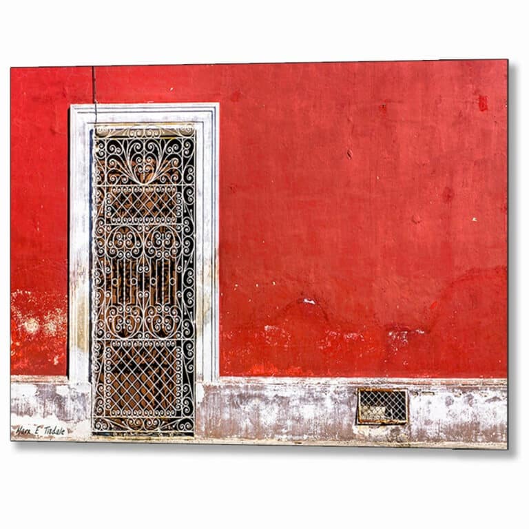 Traditional Mexican Architecture – Vibrant Merida Metal Print