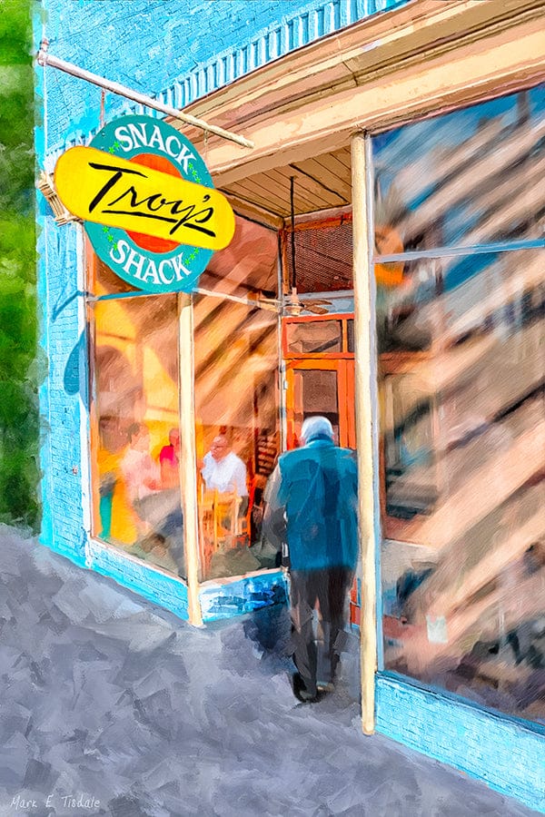 Troy’s Snack Shack – Montezuma Georgia Art Print