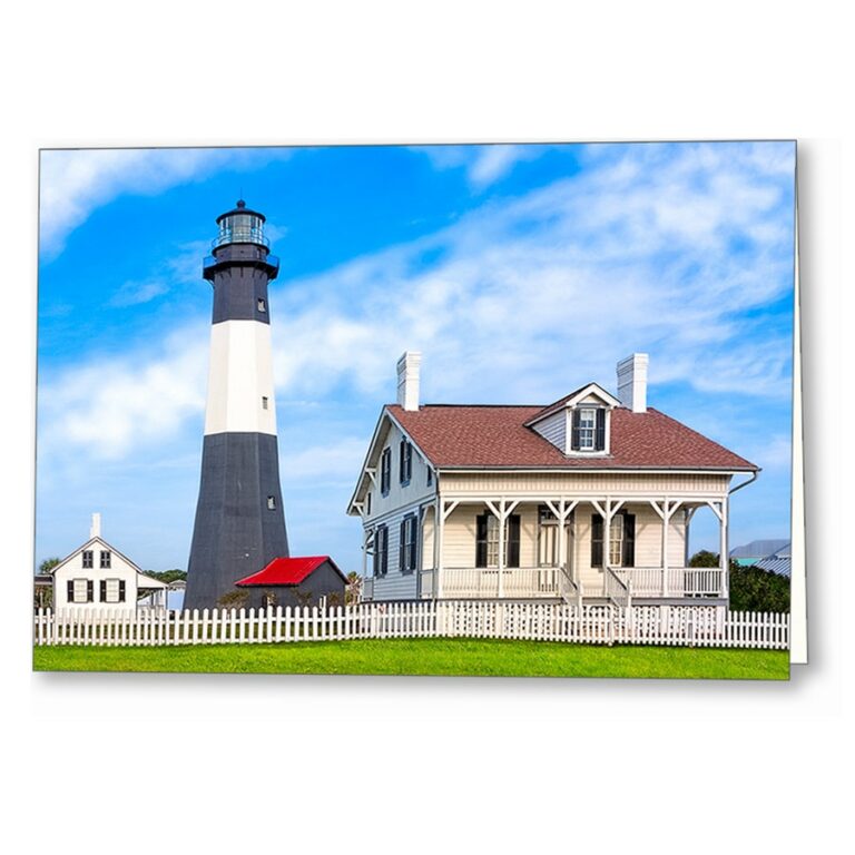 Tybee Island Lighthouse – Georgia Coast Greeting Card