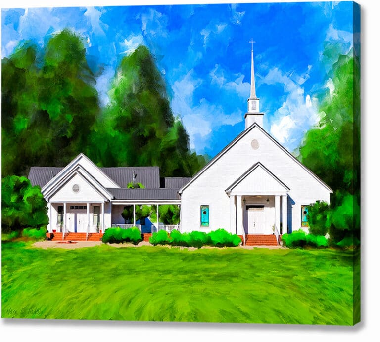 Whitewater Baptist Church – Georgia Canvas Print