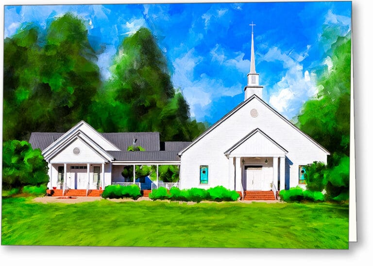Whitewater Baptist Church – Georgia Greeting Card