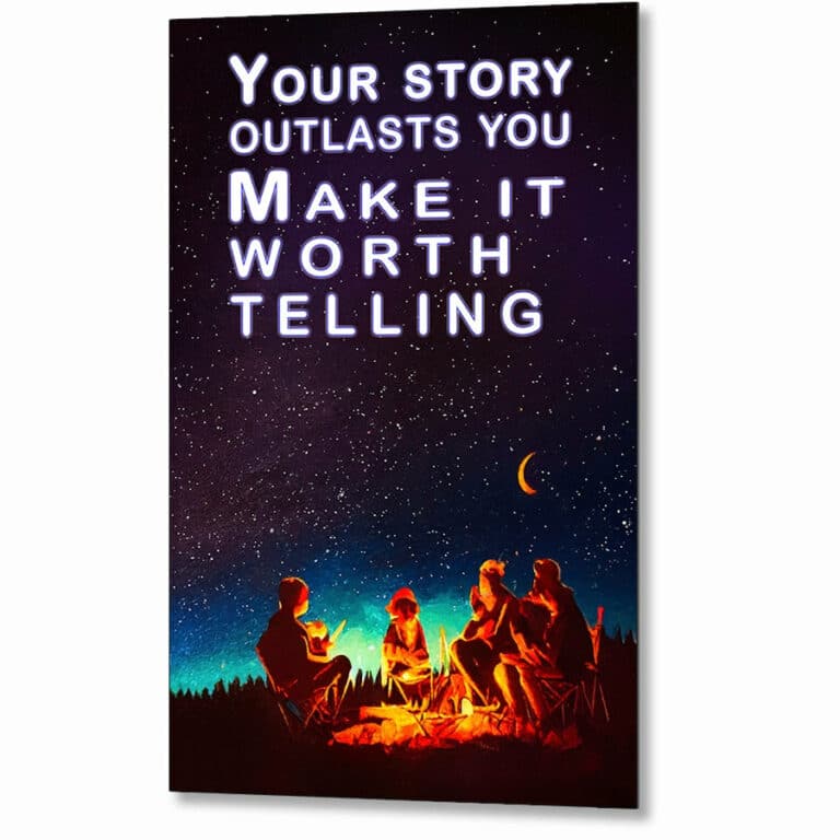 Your Story – Motivational Metal Print